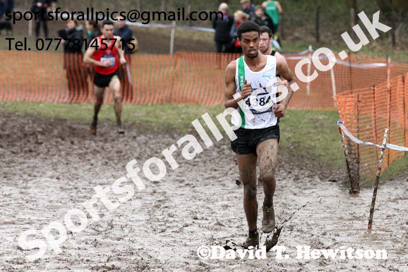 Senior mens 2018 British Inter Counties Cross Country Champs., Prestwold Hall, Loughborough. Photo: David T. Hewitson/Sports for All Pics